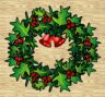 Berry Wreath jigsaw winter holiday puzzle