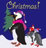 Christmas penguin family jigsaw puzzle