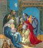 Wise men visit baby Jesus Nativity scene jigsaw puzzle
