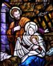 Nativity stained glass window jigsaw puzzles