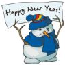 Happy New Year snowman jigsaw puzzle